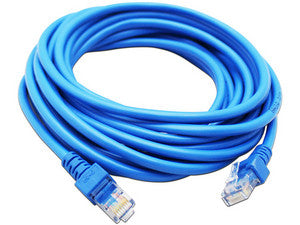 Cable de Red Ghia Cat5e UTP, 5.0 m. Velocidad 1000Mbps, Conductor Cobre, Color Azul.