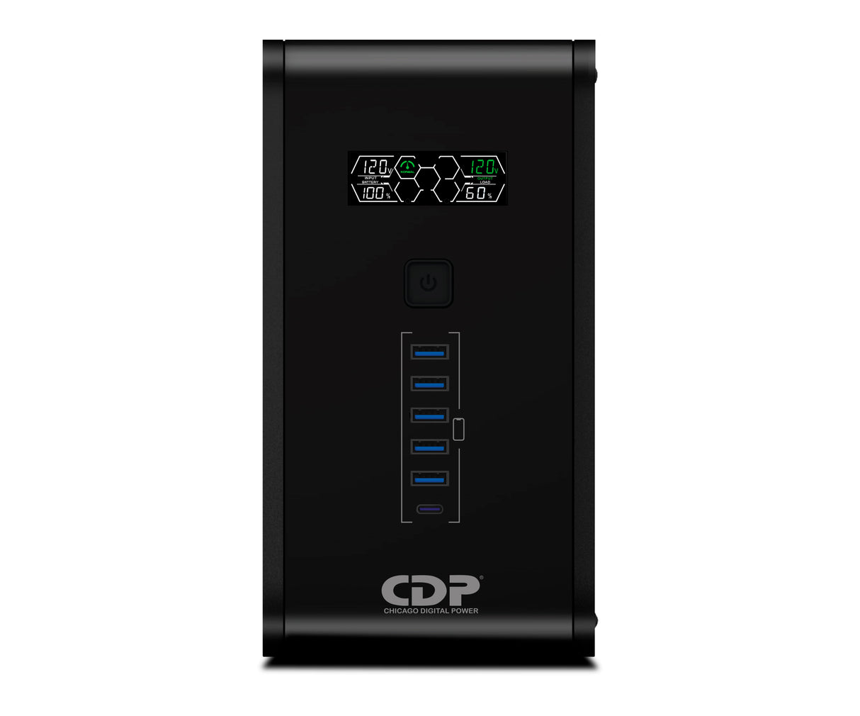 NO-BREAKCDP R-SMART 1510, 1500 VA, 900 WATTS, 10 CONTACTOS TIPO NEMA5-15R (5 CON RESPALDO, AVR Y SUPRESIÓN DE PICOS Y 5