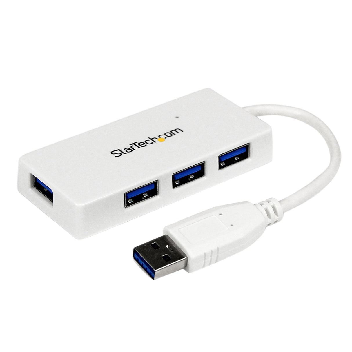 StarTech.com Adaptador Concentrador Hub Ladrón USB 3.0 (5Gbps) Super Speed para Laptop de 4 Puertos Salidas - Blanco hubs de interfaz USB 3.2 Gen 1 (3.1 Gen 1) Type-A USB 3.2 Gen 1 (3.1 Gen 1) Type-A 4 4
