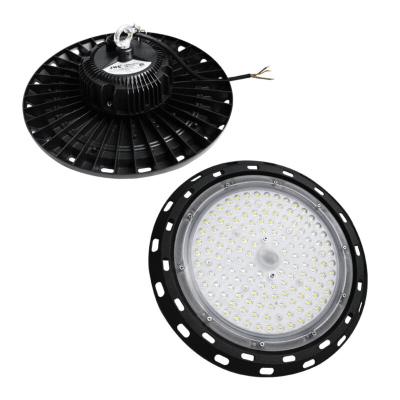 JLRE-UFO-100 - Campana Led Industrial UFO / 100 W / Suspendido / 85 - 265 V CA / Luz Fría 6500 K.
