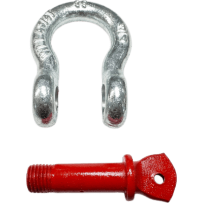TSK-400-475 - Grillete Lira / 4.75 T WLL / Cuerpo 3/4" Acero Forjado Galvanizado / Perno 7/8" Alta Resistencia / Factor Seguridad 6:1 / Operación 100°C