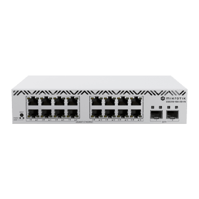 CSS318-16G-2S+IN - Mikrotik CSS318-16G-2S+IN switch Gestionado Gigabit Ethernet (10/100/1000) Blanco