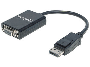 Convertidor Manhattan de DisplayPort a VGA, 1080p, 60Hz, 1920x1200