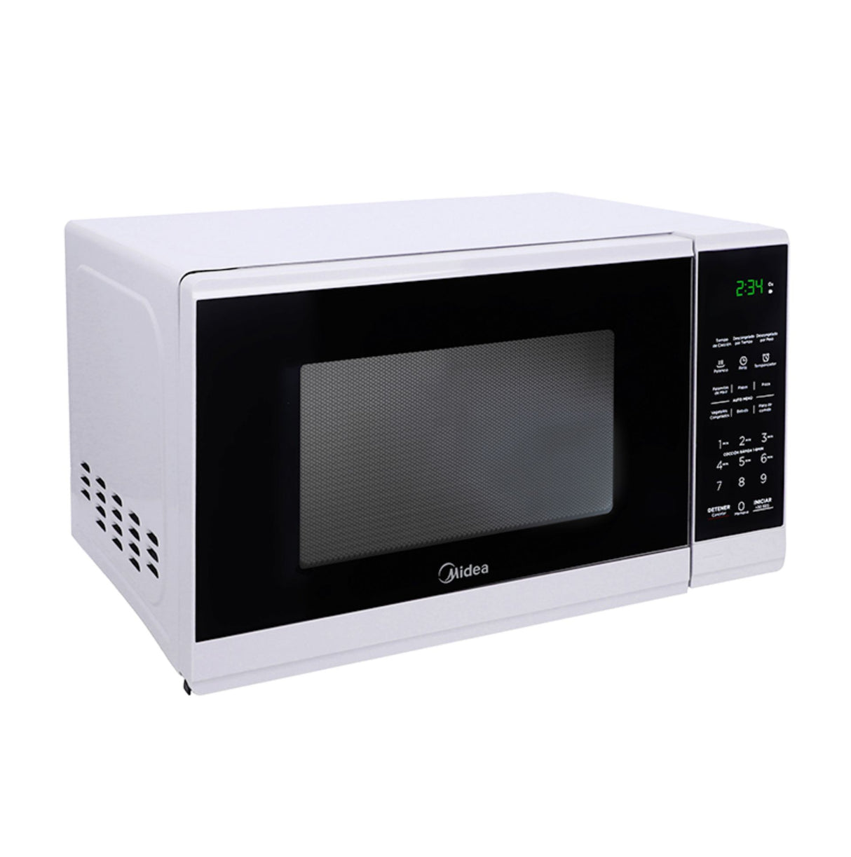 MIDEA Horno Microondas MMDF07S2BW 0.7 P3, 700W, 6 Niveles de Potencia