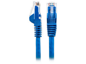 StarTech.com Cable de 10m CAT6 Ethernet - LSZH - Cable de Red RJ45 UTP de 10Gb - 650MHz - PoE de 100W - Latiguillo Snagless con Alivio de Tensión - sin Enganche - ETL - Azul Cable Azul 10 m Cat6 U/UTP (UTP)