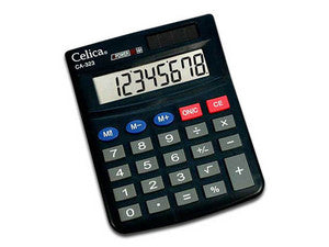 Calculadora de Escritorio Celica CLPCACAB004, 8 dígitos, Energía Solar, Pantalla LCD 2 líneas