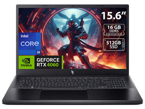 Laptop Gamer Acer Nitro V 15: Intel Core i9 13900H 5.4 GHz, 16GB DDR5, SSD 512GB, NVIDIA RTX 4060, Pantalla 15.6" LED.