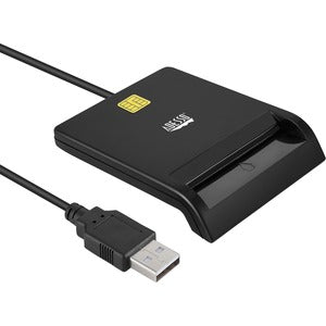 Adesso SCR-100 lector de tarjeta inteligente Interior USB USB 2.0 Negro