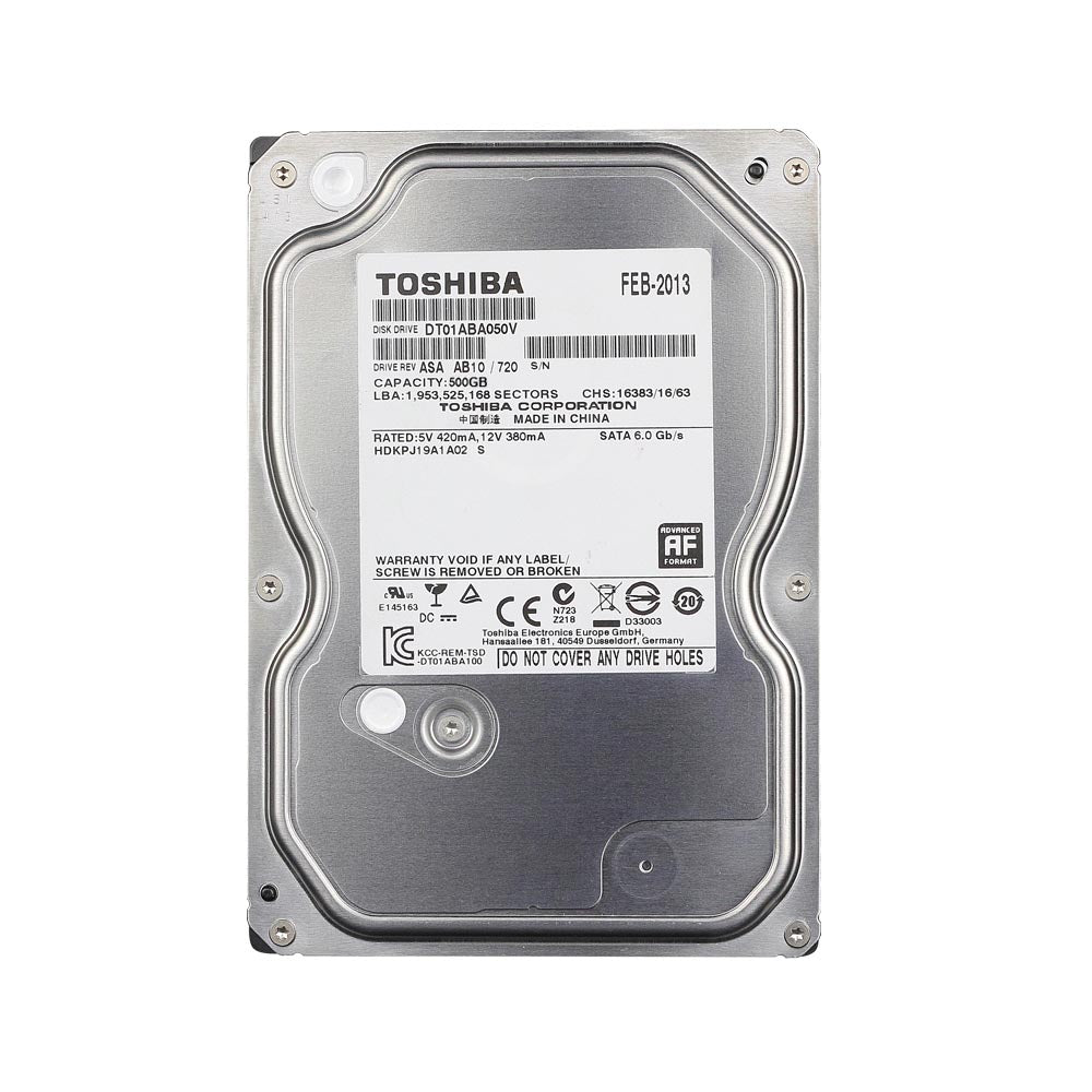 Toshiba 500GB DT01ABA disco duro interno 32 MB 3.5" Serial ATA III