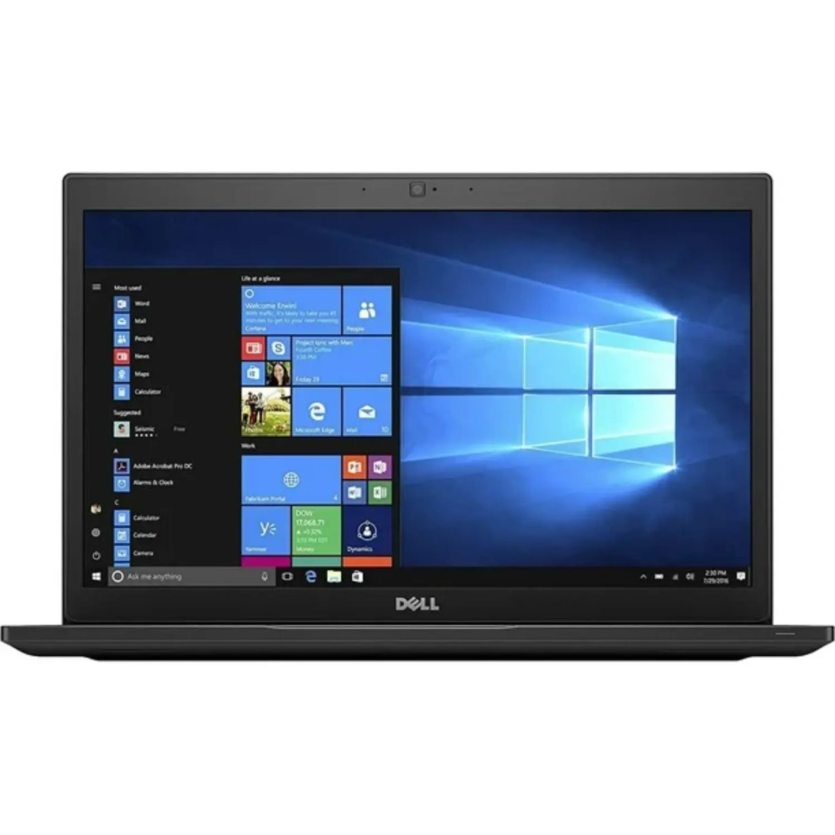 Refurbished - Dell Latitude 7490 Notebook, 14-in FHD (1920 x 1080), Webcam, 1x Intel Core i5 Quad (i5-8350U) 1.70 GHz 8 GB RAM, 256 GB SSD, No Optical, Intel Integrated Graphics, Backlit ENGLISH/SPANISH Keyboard, Windows 11 Professional *Grade A*