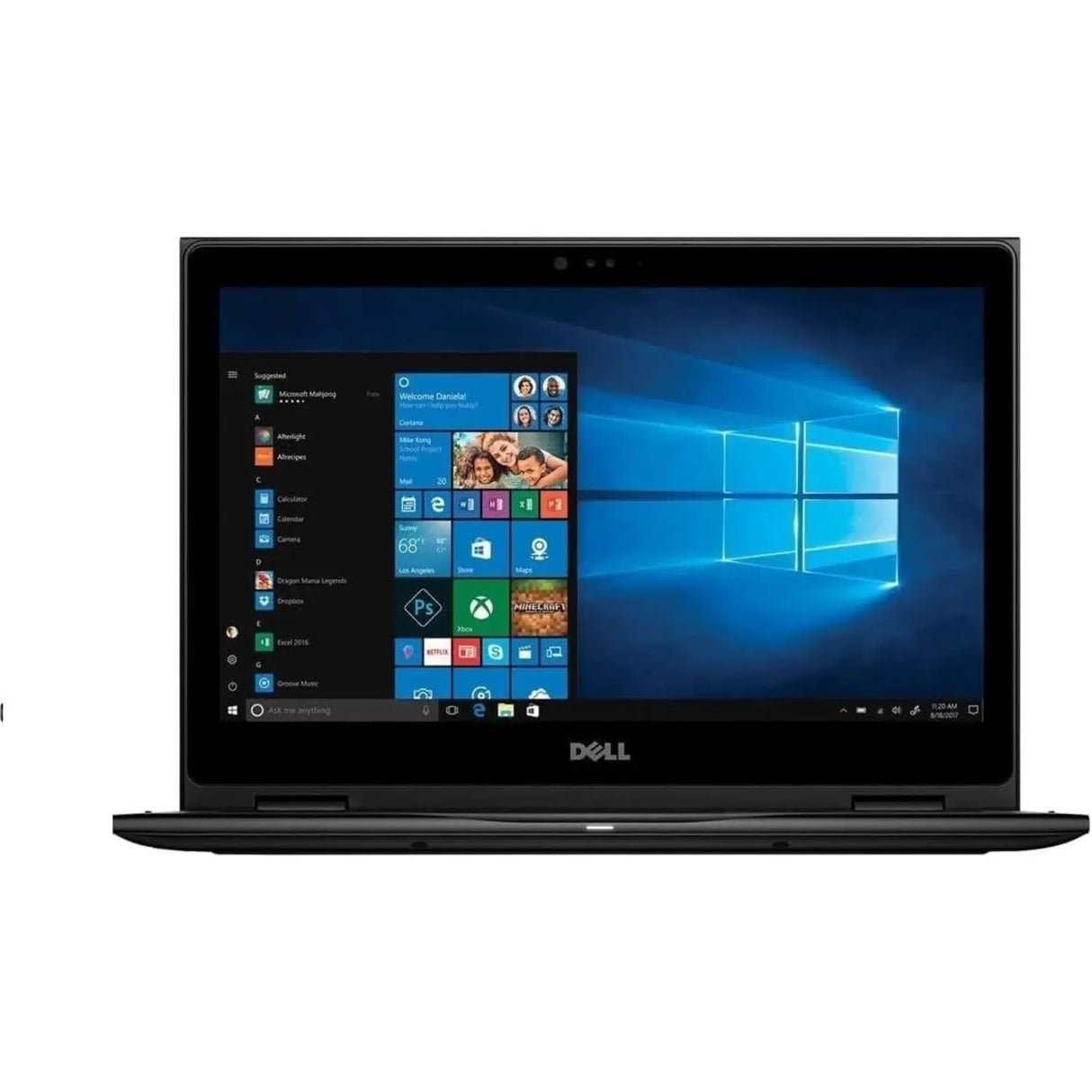 Refurbished - Dell Latitude 3390 2-in-1 Laptop, 13.3" FHD (1920 x 1080), Intel Core i5-8250U 1.6GHz, 16GB DDR4 RAM, 256GB SSD, Webcam, Touchscreen, Backlit ENGLISH/SPANISH Keyboard - Windows 11 Professional *Grade A*