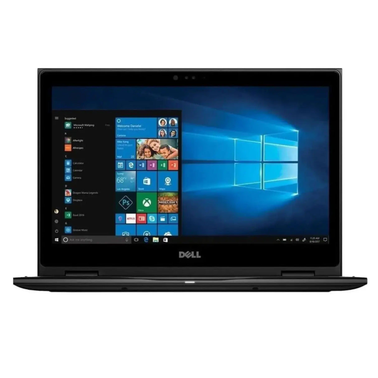 Refurbished - Dell Latitude 3390 2-in-1 Laptop, 13.3" FHD (1920 x 1080), Intel Core i5-8250U 1.6GHz, 16GB DDR4 RAM, 256GB SSD, Webcam, Touchscreen, Backlit ENGLISH/SPANISH Keyboard - Windows 11 Professional *Grade A*