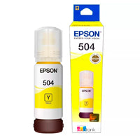 Tanque de Tinta Epson T504 Amarillo, 70ml,