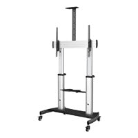 Soporte móvil de piso StarTech STNDMTV100 para pantalla de 60" a 100", soporta hasta 100kg, ajustable en altura