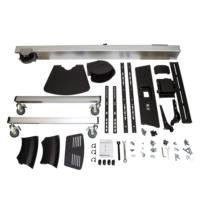 Carro de Transporte para Televisor de 32 a 70 Pulgadas, Plegable, 4 Ruedas Giratorias, Acero Resistente