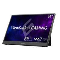 ViewSonic Monitor Gamer Portátil VX1654, 16" Full HD 1920x1080, 144Hz, USB-C, Mini HDMI