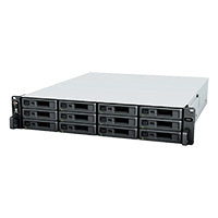 Synology RackStation RS2423+ servidor NAS o de almacenamiento Bastidor (2U) Ryzen Embedded V1780B 8 GB DDR4 0 TB DiskStation Manager Negro, Gris