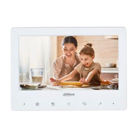 Monitor Analógico Dahua VTH1020J de 7 Pulgadas, Compatible con KTA01/KTA02, Touchscreen