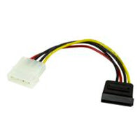 StarTech.com Adaptador LP4 a SATA 15 cm, 1x LP4 Macho, 1x SATA 15 Pines
