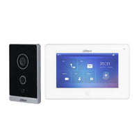 Videoportero DAHUA KTW01 WiFi 7" 2MP WDR IR, 6 entradas, 8 zonas alarma, MicroSD, control 1 puerta, apertura tarjeta