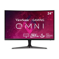 ViewSonic Monitor Gamer 24" VX2418C, Full HD 1920x1080, 165 Hz, 1 ms, HDMI, Curvo 1500R