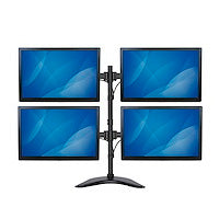 StarTech.com Soporte Ajustable VESA Para 4 Monitores 27" - ARMBARQUAD, Carga 9 kg/Monitor, Ajuste 360°