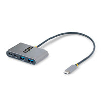 StarTech.com Hub USB-C 4 Puertos, 100W Passthrough, 2x USB-A, 2x USB-C