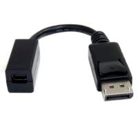 StarTech.com Cable Adaptador 15cm DisplayPort a Mini DisplayPort, DP Macho, Mini DP Hembra, 4K 60Hz, Negro
