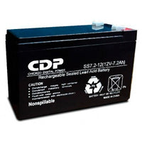 CDP Batería Modelo B-12/7, 12V, 7.2Ah, Producto Empresarial