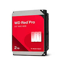 WD Disco Duro Interno Red Pro 2TB 3.5" SATA3 6GB/s 7200RPM, 64MB Cache