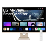 LG Monitor Full HD IPS 32SR50F-W, 1920x1080, Brillo 250 Nits, HDMI, Bluetooth