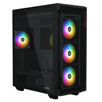 ADATA Gabinete Battlecruiser IIPST Mid Tower ATX, 4 Ventiladores, Negro