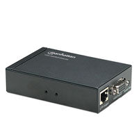 Extensor de video Manhattan VGA Utilizando Cable de red Cat5/ 5e/ 6.