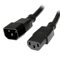 StarTech.com Cable De Corriente 1.8M C14 A C13 14 AWG 15A 125V, Extensor