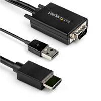StarTech.com Adaptador VGA a HDMI 2m, 1920x1080, Macho a Macho, Audio