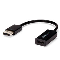 StarTech.com Adaptador Video DisplayPort a HDMI DP2HD4KS, 4K 30Hz, Audio, Activo