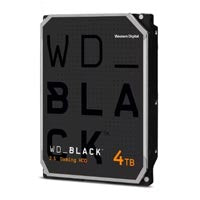 WD Disco Duro Interno Black 4TB SATA3 6GB/s 7200RPM 256MB, Gamer