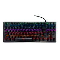 Ocelot Gaming Teclado Mecánico OGMK02, Switch Azul, RGB, 88 Teclas, USB