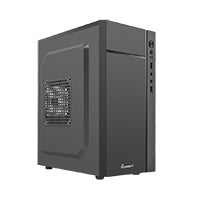 Quaroni Gabinete QCMT-05, Micro ATX/Mini ITX, Fuente 500W, Negro