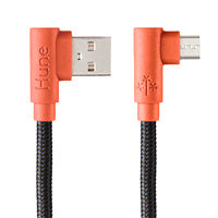 HUNE Cable Micro USB AT-ACC-CA-316COR, Carga Rápida 90ª, 1.2M, Trenzado