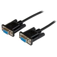 StarTech.com Cable Serial RS232 DB9 2M, Hembra a Hembra, Negro