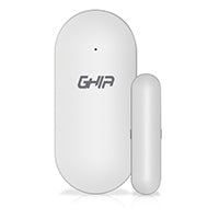 Ghia Sensor Magnético Inalámbrico GAL-006, Doble Disparo, 433MHz