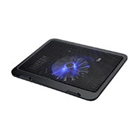 Ghia Base Enfriadora GAC-227, Ventilador, Luz LED, Conexión USB