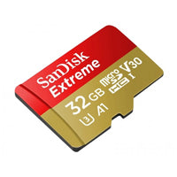 SanDisk Memoria Micro SDHC 32GB Extreme 100MB/s 4K Clase 10 A1 V30, Adaptador incluido
