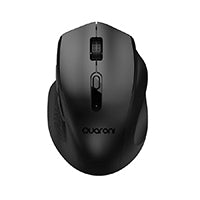 Quaroni Mouse Inalámbrico Ergonómico MICTN1, 800-2400 DPI, 2.4 GHz, 4 Niveles