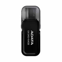 A-DATA Memoria USB 2.0 UV240 64GB, Plástico, Color Blanco, USB 2.0