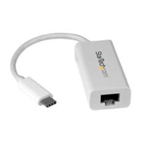 StarTech.com Adaptador de Red Ethernet Gigabit USB-C - Adaptador externo USB 3.0 a RJ45 - USB Tipo C a Ethernet - Negro tarjetas de red Alámbrico USB Tipo C Ethernet 1