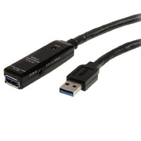 Extensión de cable StarTech USB 3.0, 10m, macho a hembra, transferencia de datos rápida