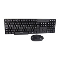 Ghia Combo Teclado y Mouse Óptico GTA100, Alámbrico USB, Negro