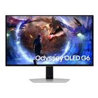 Monitor Gamer Samsung Odyssey G6 de 27", 2560 x 1440, 0.03 ms, Color Plateado.
